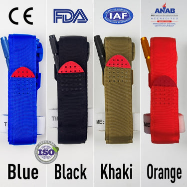 One-Handed First-Aid Tourniquet Aluminum Rod Operation Spinning Military Supplies Tactical Emergency Rescue Life Survival Tool